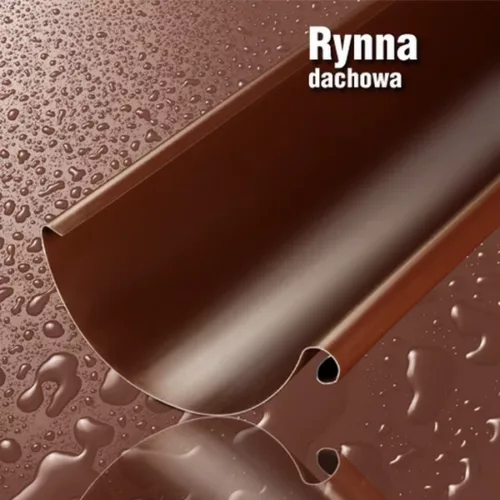 KASKADA 125mm grafit brąz czerwień czarny srebrny ceglasty | rynna metalowa