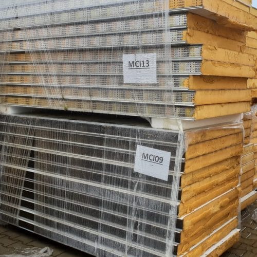 Używane 100 mm poliuretan PIR 10 cm ścienne 2 gatunek | płyty warstwowe