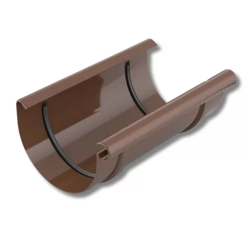 PVC BRYZA 125mm grafit brąz czerwień czarny srebrny ceglasty miedziany zielony biały | złączka rynnowa