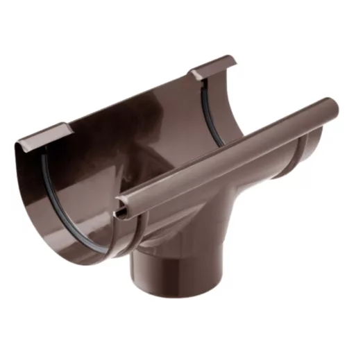 PVC BRYZA 125mm sztucer grafit brąz czerwień czarny srebrny ceglasty miedziany zielony biały | lej spustowy
