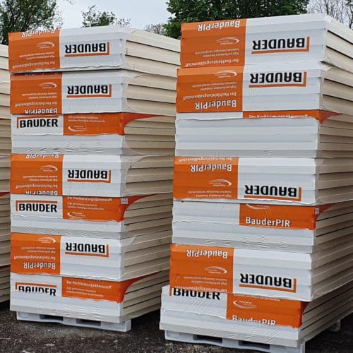 PIR FA-TE 50mm ALU - obustronne aluminium 5cm 1200x600mm | płyta bauder