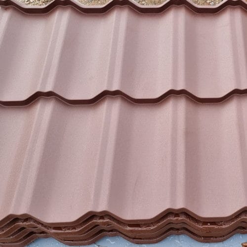EkoStila Brąz Mat Połysk Blachodachówka | dachówka modułowa
