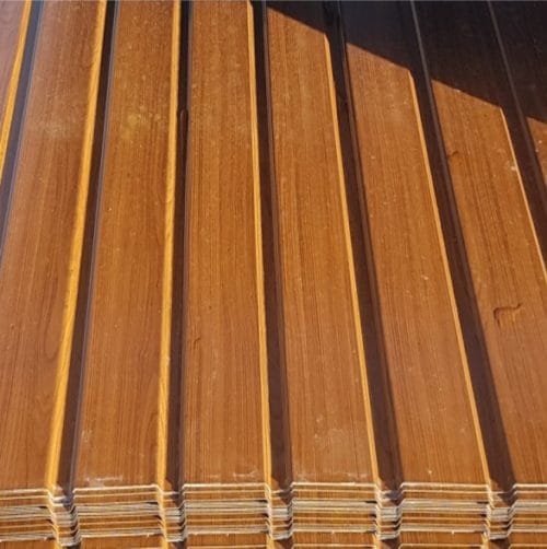 Drewnopodobna - podbitka podsufitówka 2 gatunek Premium | blachy trapezowe