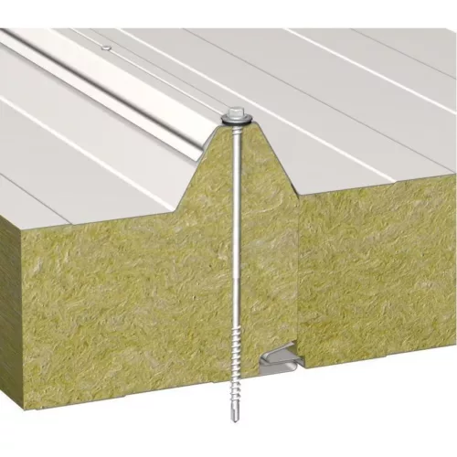 Dachowe z rdzeniem z wełny mineralnej 100mm LIGHT | płyty warstwowe