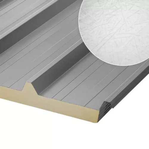 Dachowe 40mm PIR AGRO Fiberglass | płyty warstwowe