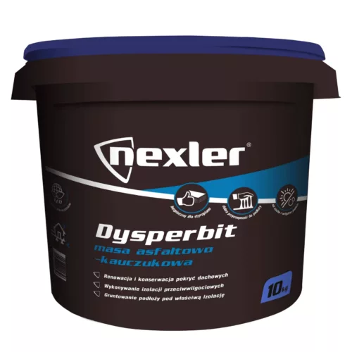 masa asfaltowo kauczukowa uszczelniająca 10kg | dysperbit nexler